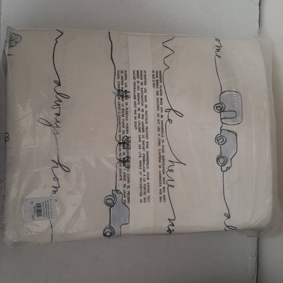 **Pottery Barn NEW KING Airstream Organic Cotton sheet set